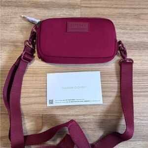 Dagne Dover Crossbody Bag in Deep Burgundy